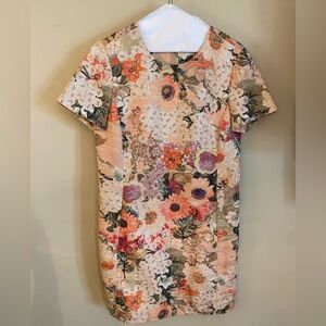 Tory Burch Kaley Floral Tweed Dress size 8 - Dry Cleaned